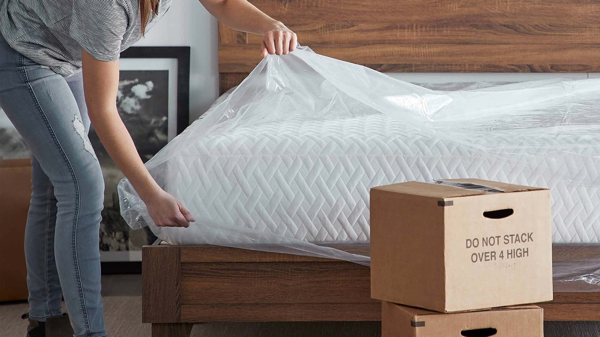 plastic wrap for mattress