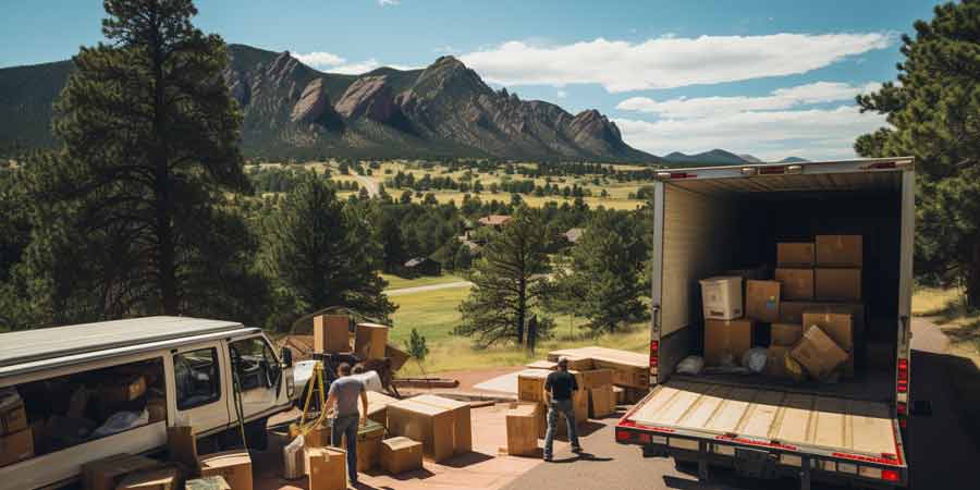 moving company in boulder in action