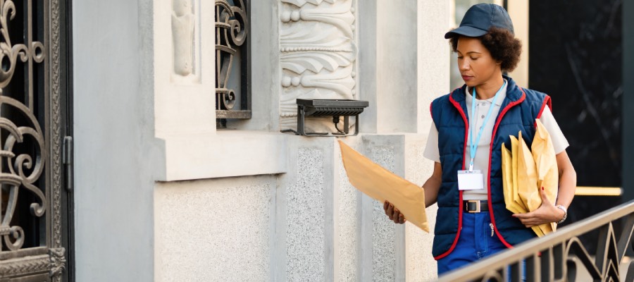 Postal service change business address