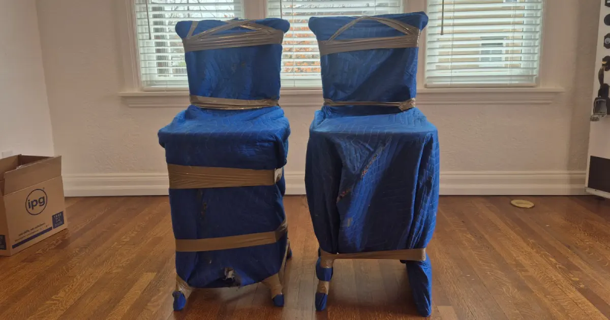 denver moving services include blanketing and padding of furniture